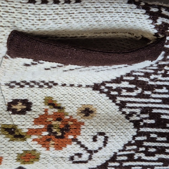 Vintage Cabincore Grandpa Cardigan Sweater Coat, Size L - Picture 7 of 10